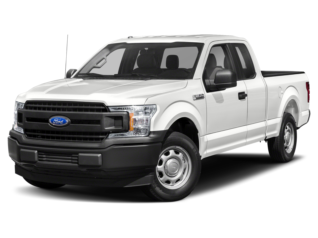 2019 Ford F-150 XL in White — front three-quarter view