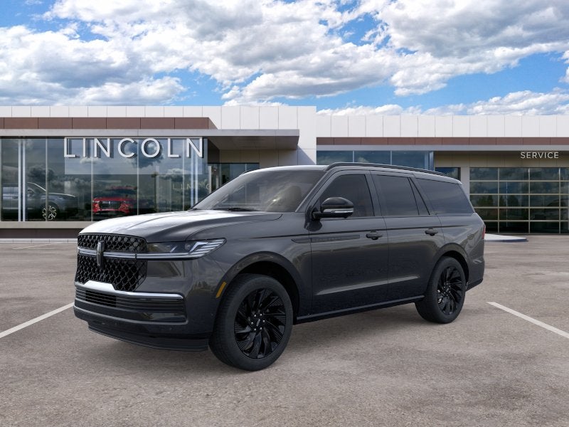2026 Lincoln Navigator Reserve in Starlight Gray Premium Colorant — front three-quarter view